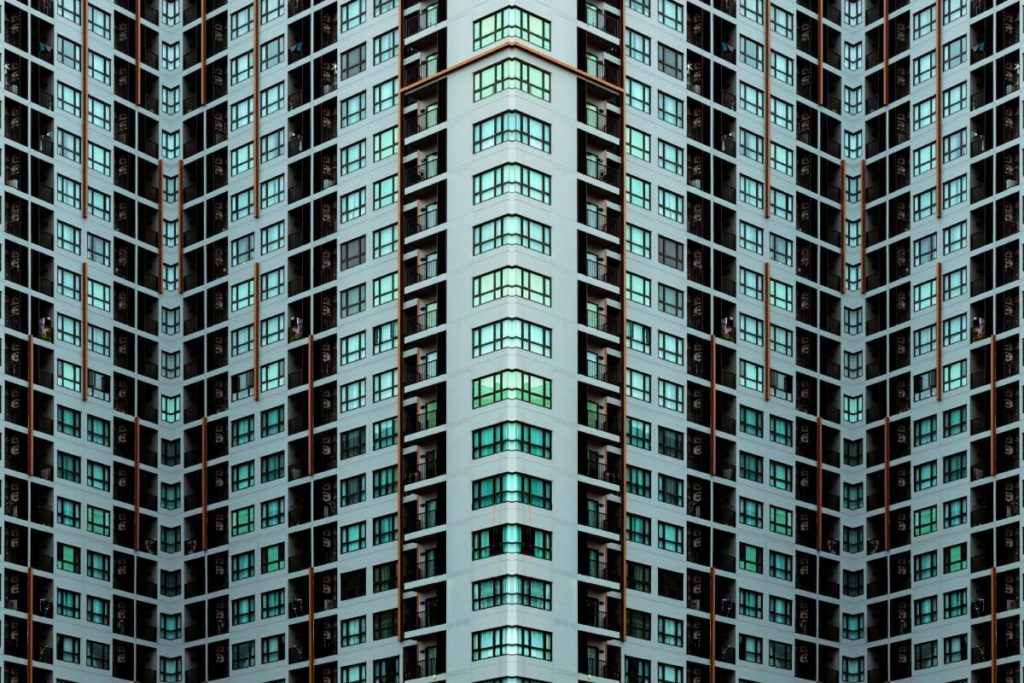 photo of a huge apartment building 